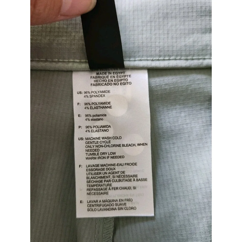 Adidas ADVR0918 Men's Ripstop Golf Shorts Silver Green‎ Size 38